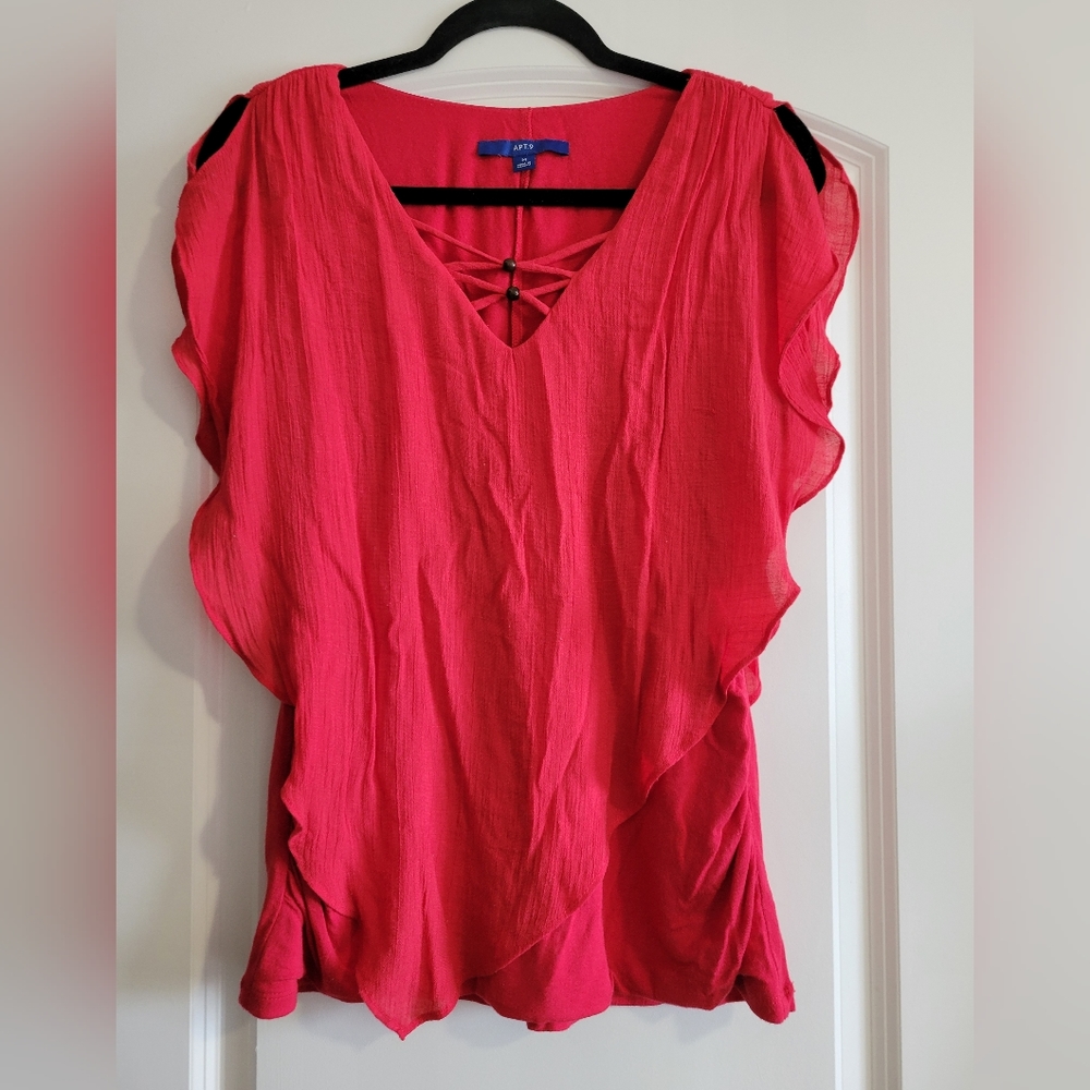 Apt 9 red top